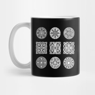 Mini mandalas: Rosewindows - Sunweaver Mug